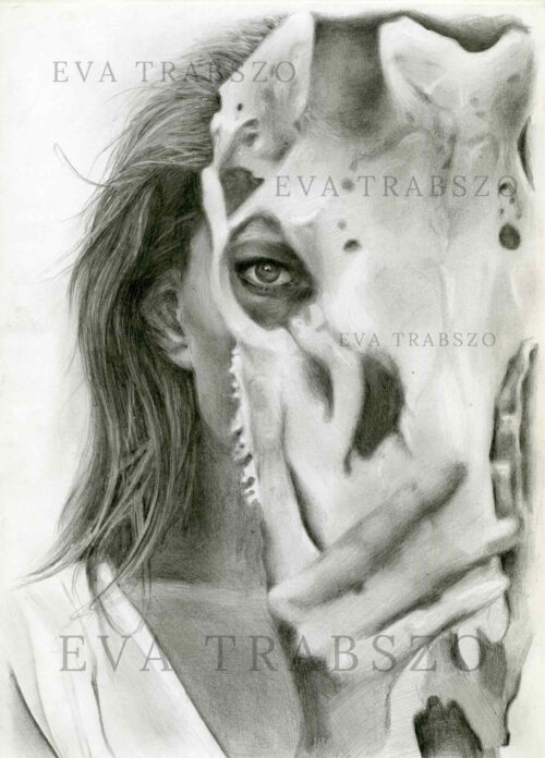 art-named her view-pencil drawing-picture